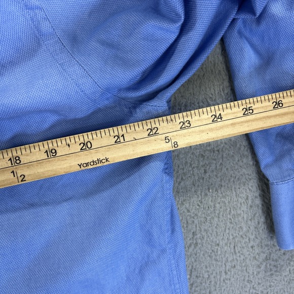 Charles Tyrwhitt Shirt Mens 16.5 42 Blue Oxford Dress‎ London Slim Fit Button Up - Picture 7 of 7